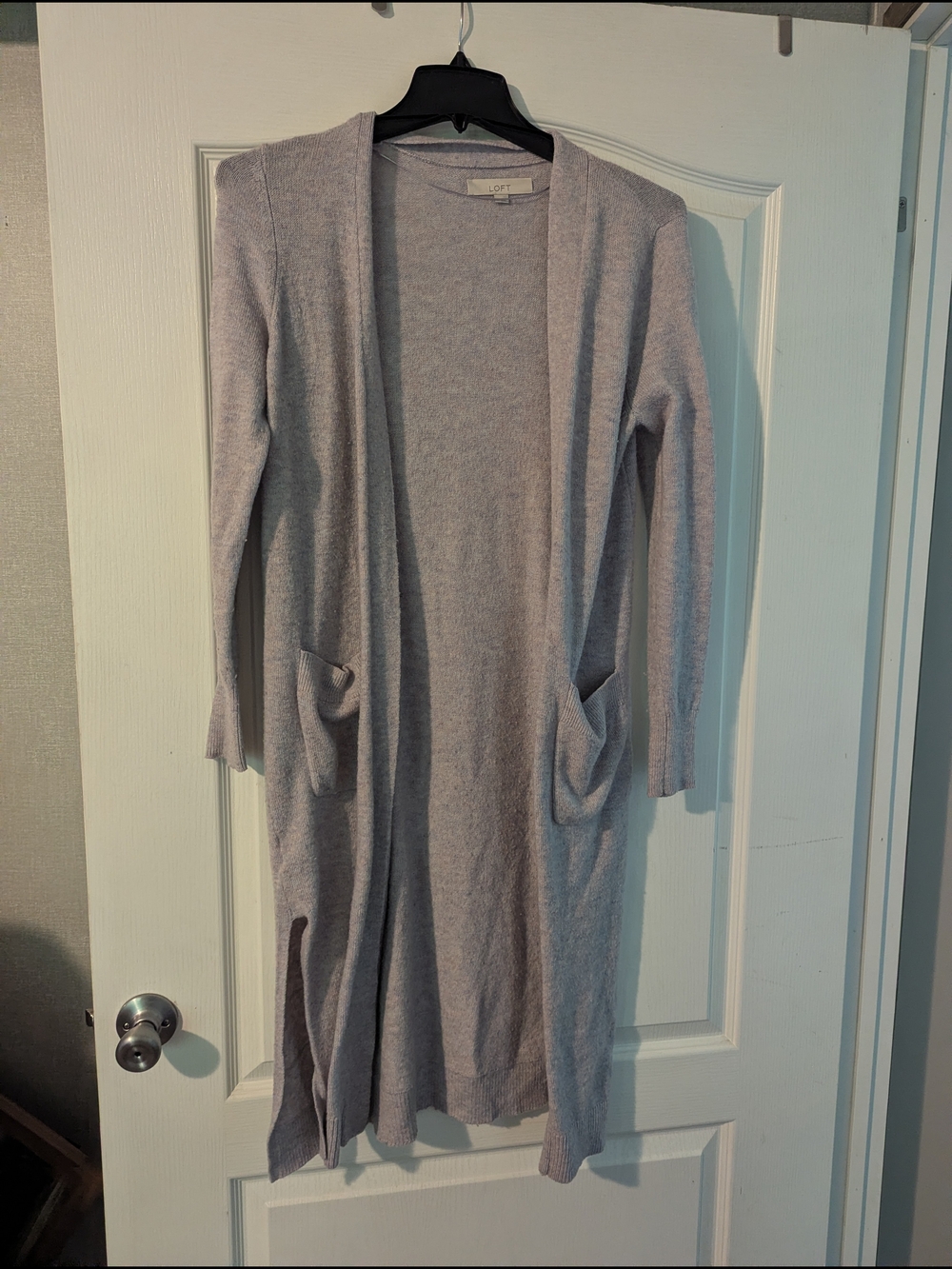 Loft Purple Duster Cardigan
